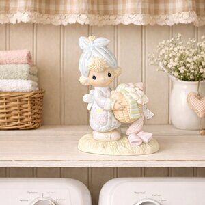 Vintage Precious Moments Figurine, 1979 Be Not Weary In Well Doing